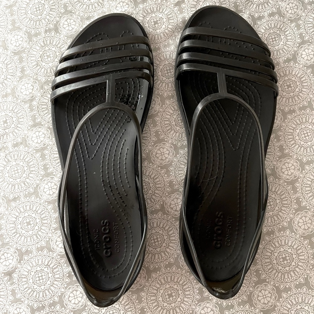 CROCS Isabella sandal size 9 black